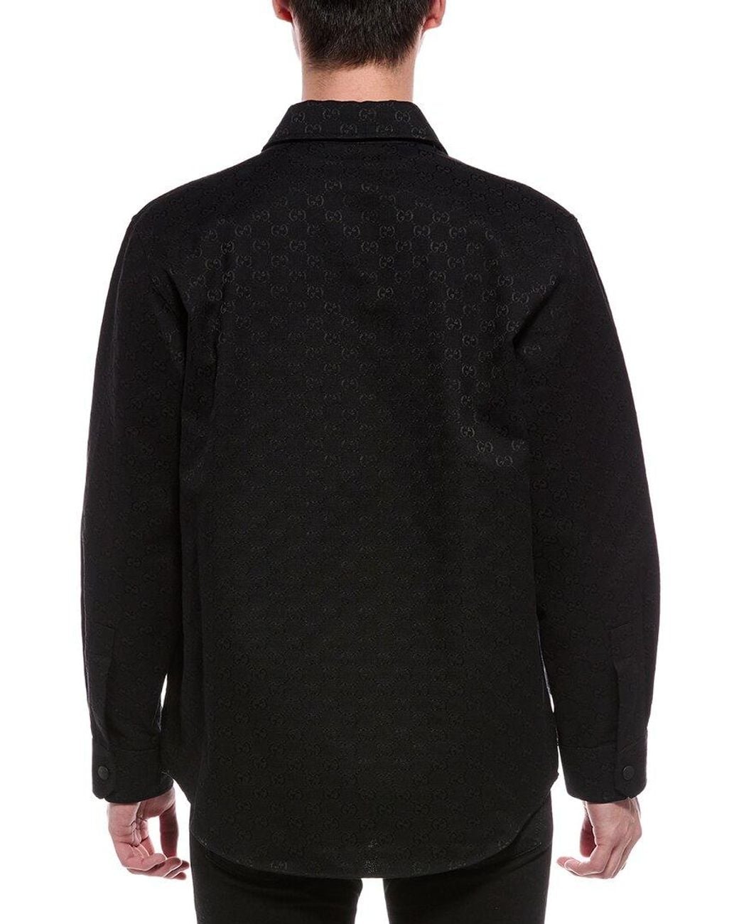Gucci Black Canvas Overshirt for men