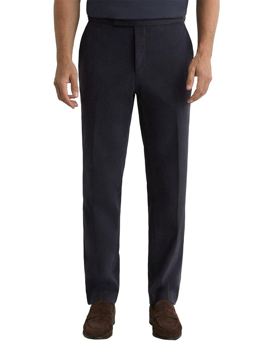 Reiss Black Regent Brushed Twill Trou Trouser for men