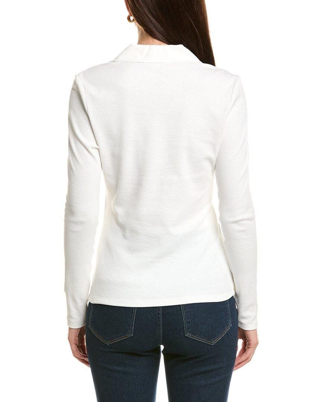 Ramy Brook White Laurenza Top