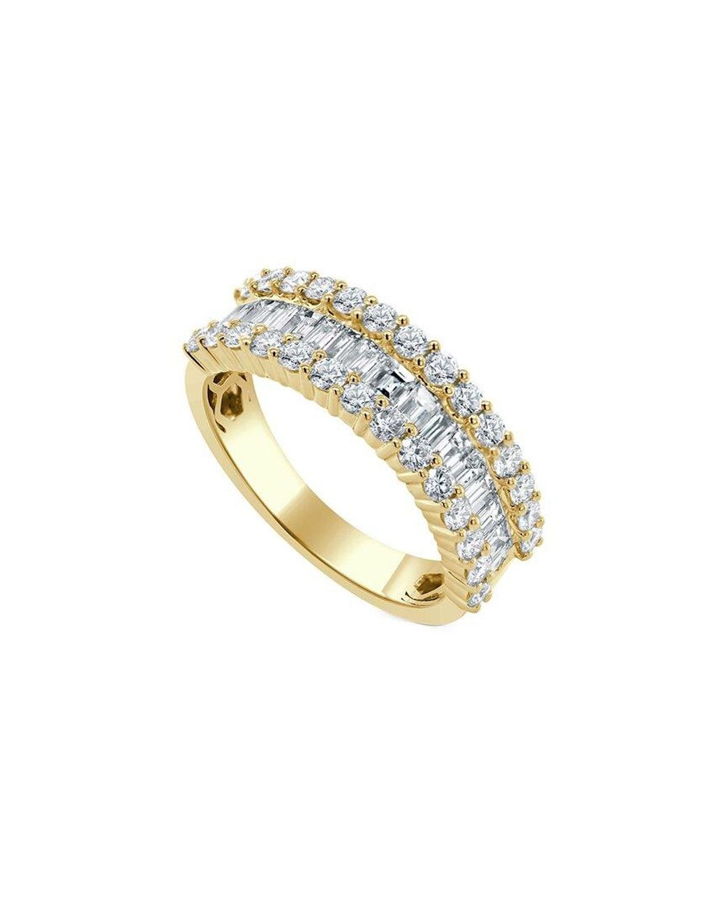 Sabrina Designs Metallic 14k 1.43 Ct. Tw. Diamond Half-eternity Ring
