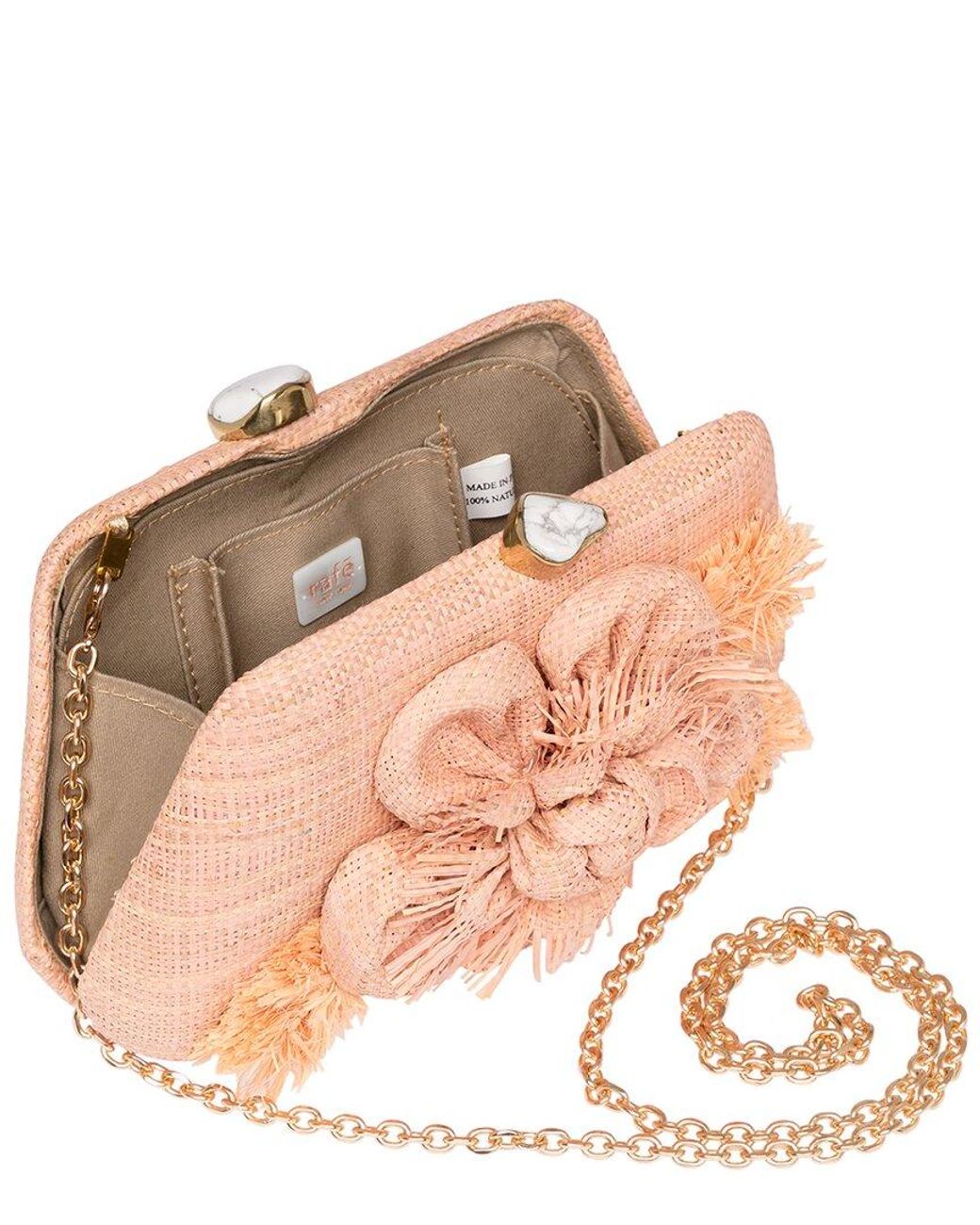 Rafe New York Pink Rosie Clutch