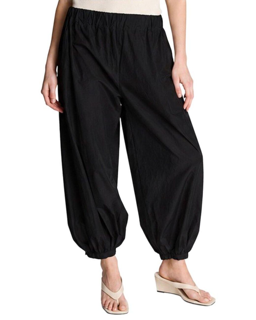 Kenneth Cole Black Balloon Pant
