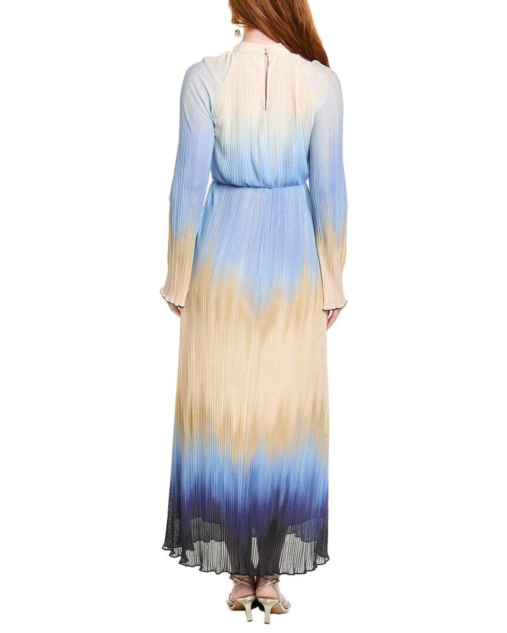 Jonathan Simkhai Blue Calina Midi Dress