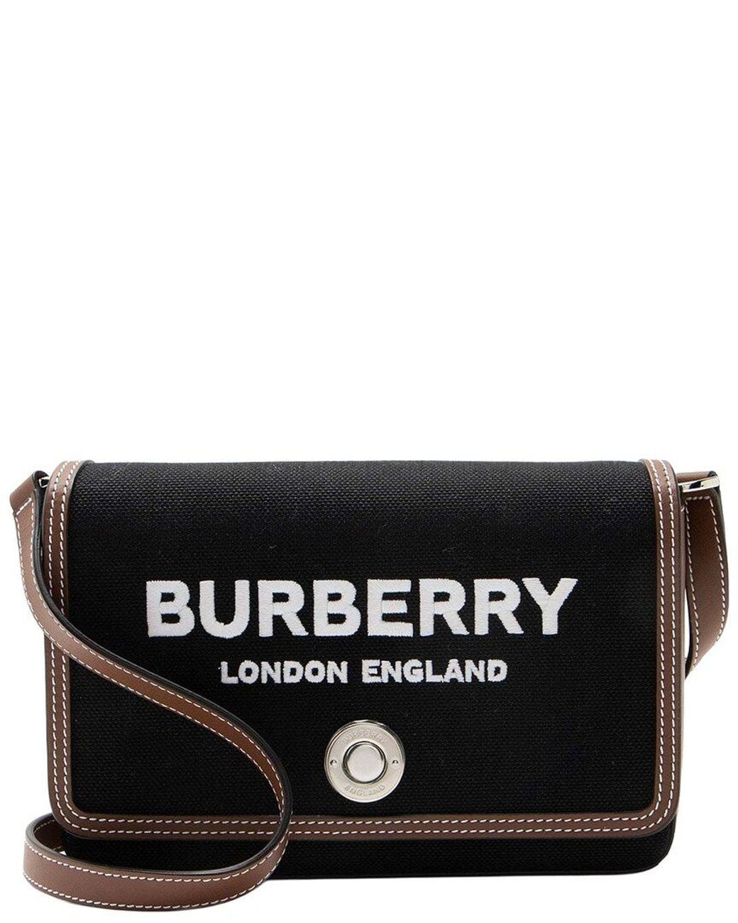 Burberry Black Canvas New Hampshire Small Crossbody, Never Carried (Authentic Pre- Loved)
