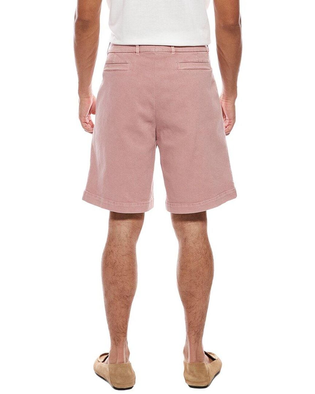 Brunello Cucinelli Pink Denim Short for men