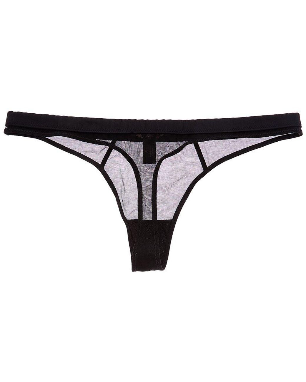 Kiki de Montparnasse Black Illusion Thong