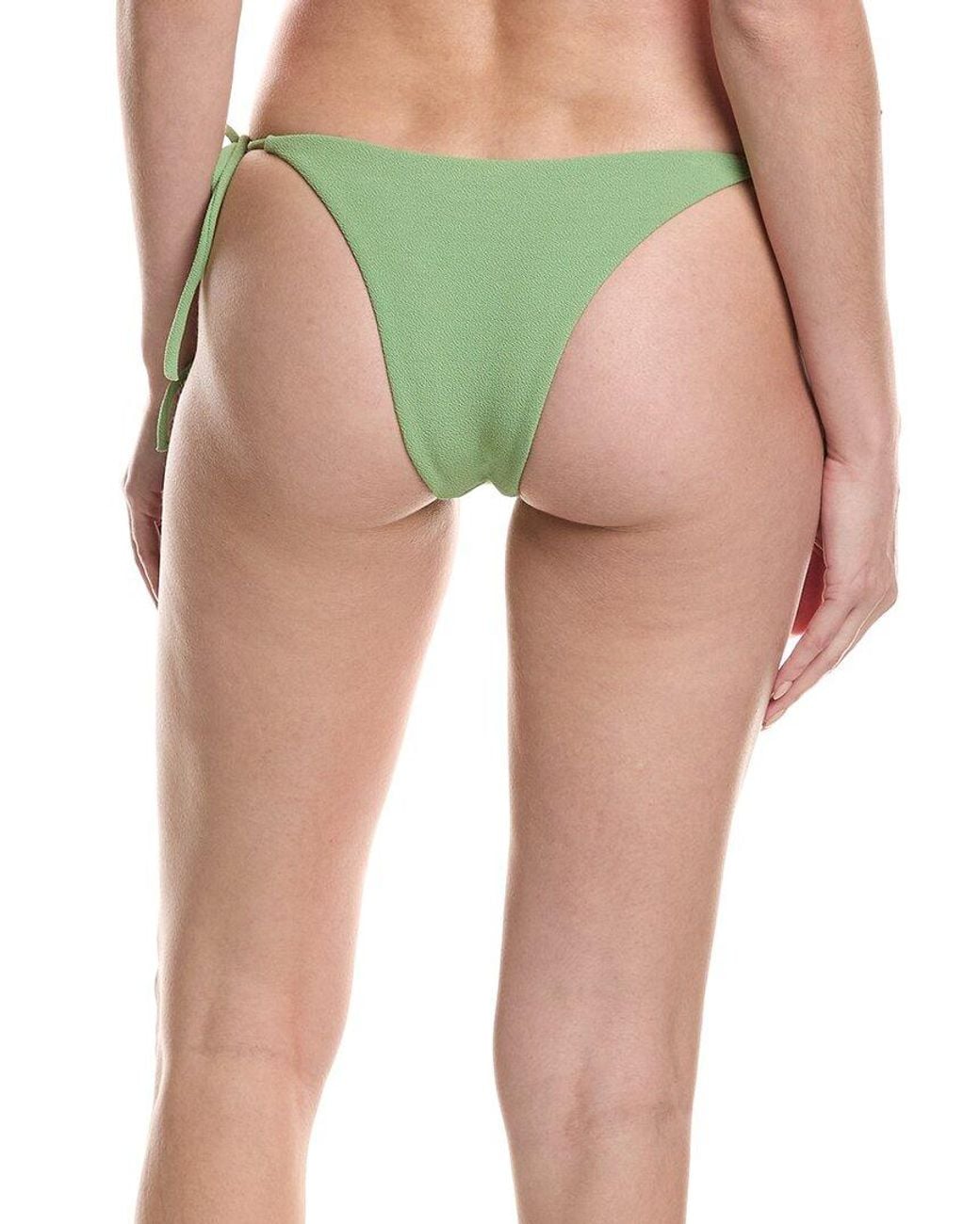 RVCA Green Costa Crinkle Skimpy Tie Side Bottom