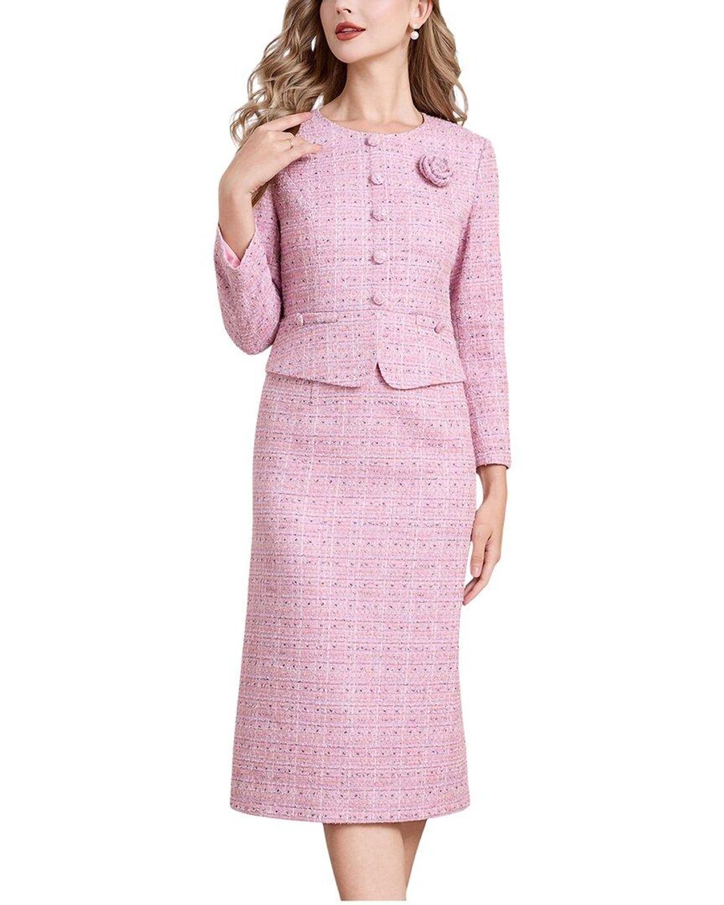 LEBRIN ATELIER Pink Midi Dress