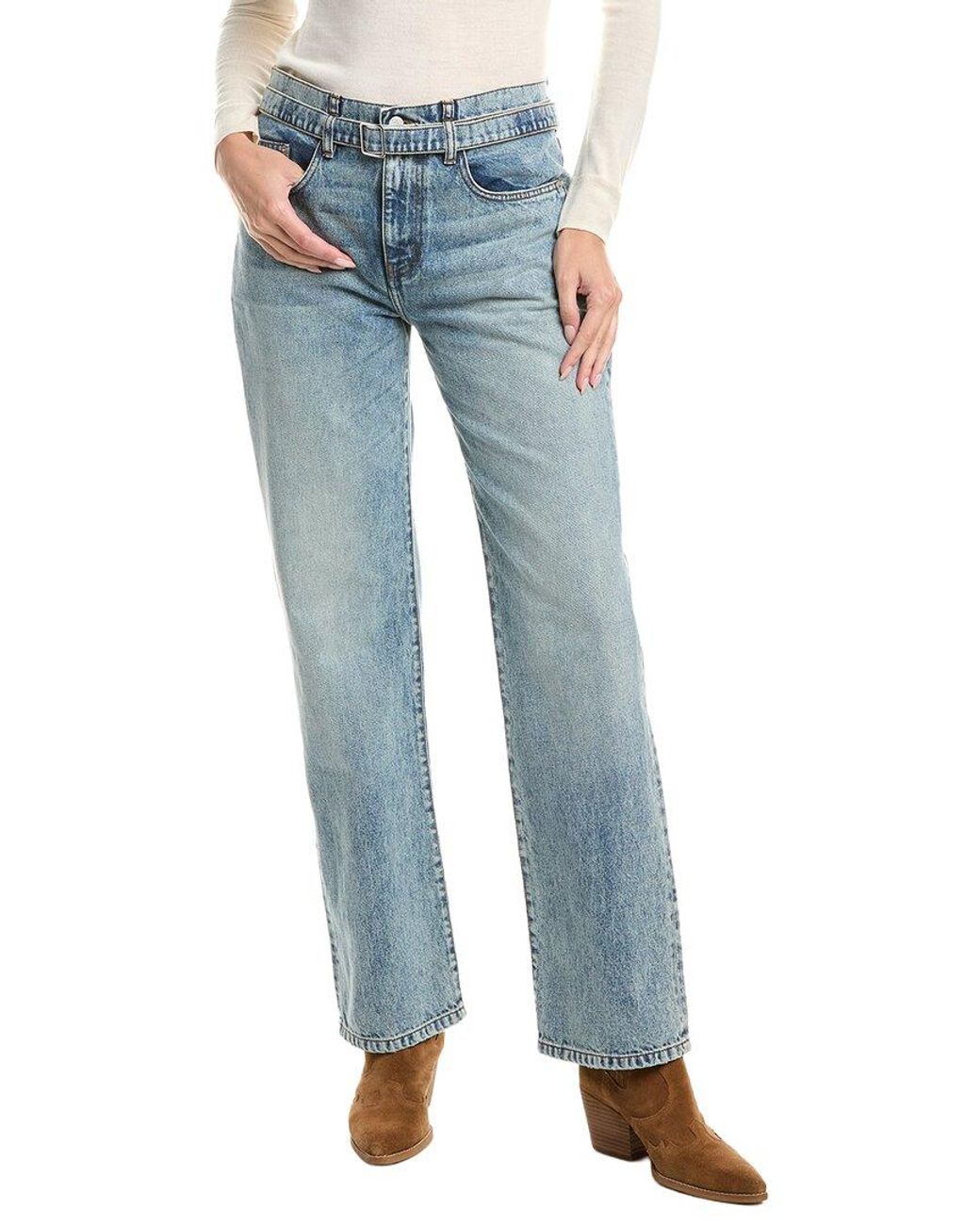Proenza Schouler Blue Ellsworth Classic Wash Jean