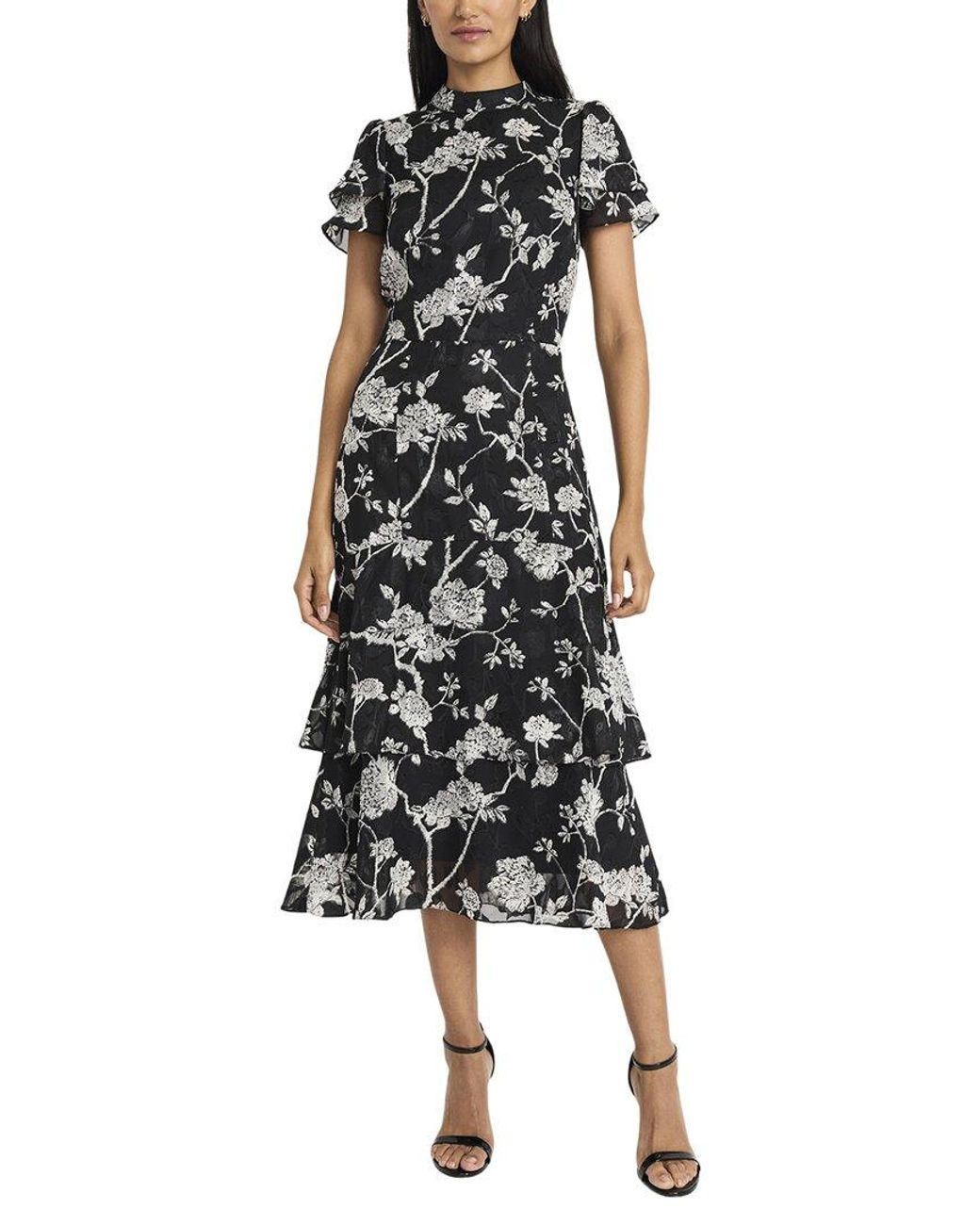 Maggy London Black Midi Dress