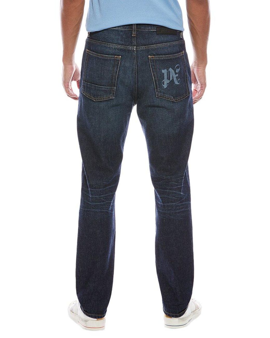Palm Angels Blue Midnight Monogram Pant for men