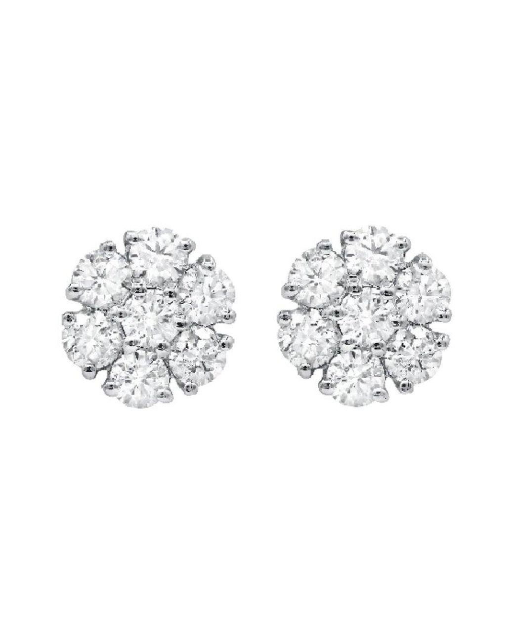 Diana M White Fine Jewelry 14k 0.33 Ct. Tw. Diamond Earrings