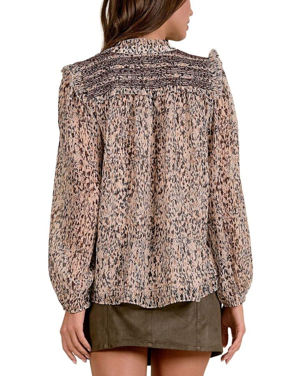 Elan Brown Top