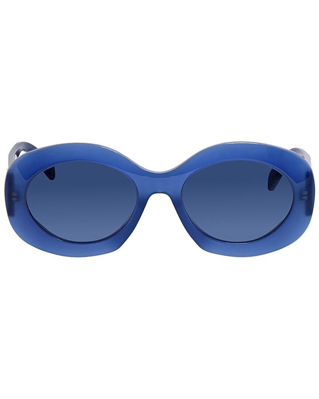 Céline Blue Triomphe 54Mm Sunglasses