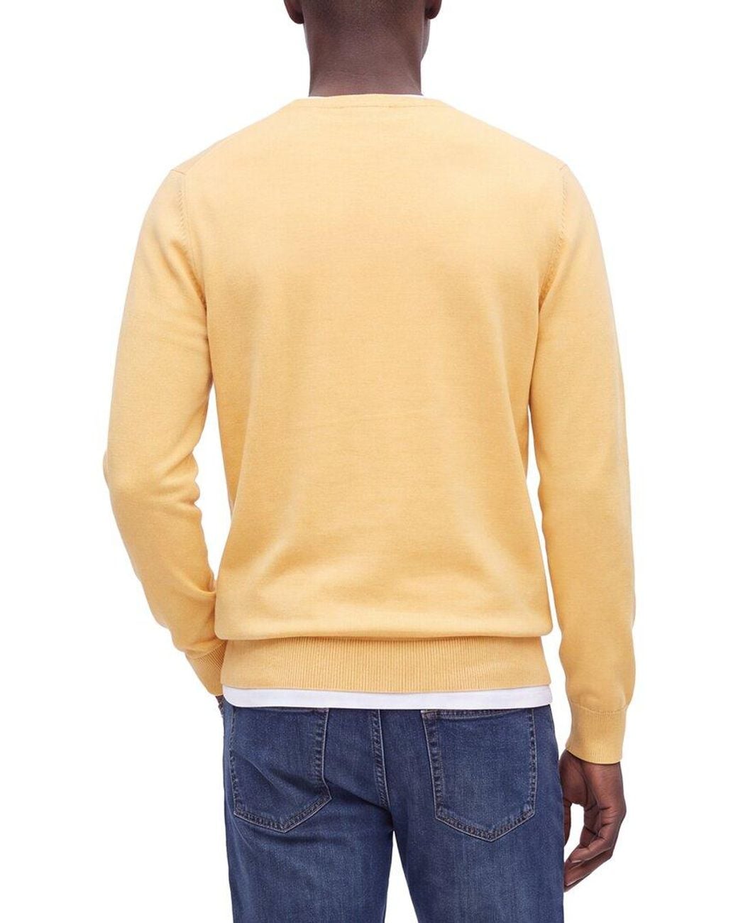Gran Sasso Blue 100% Cashmere Crewneck Sweater for men