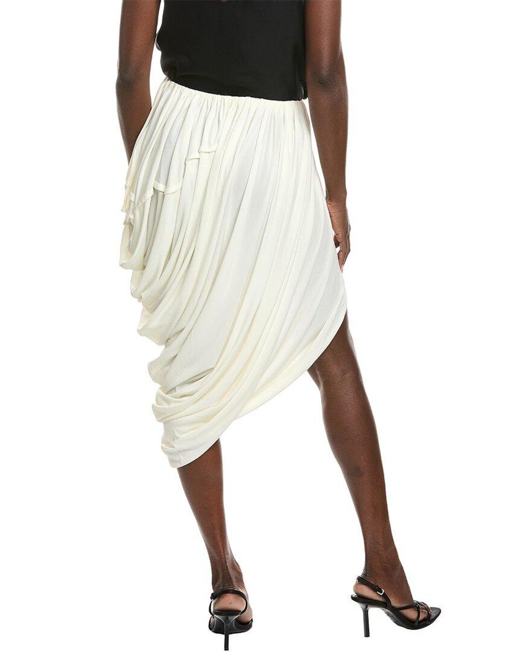 Co. Natural Jersey Draped Skirt