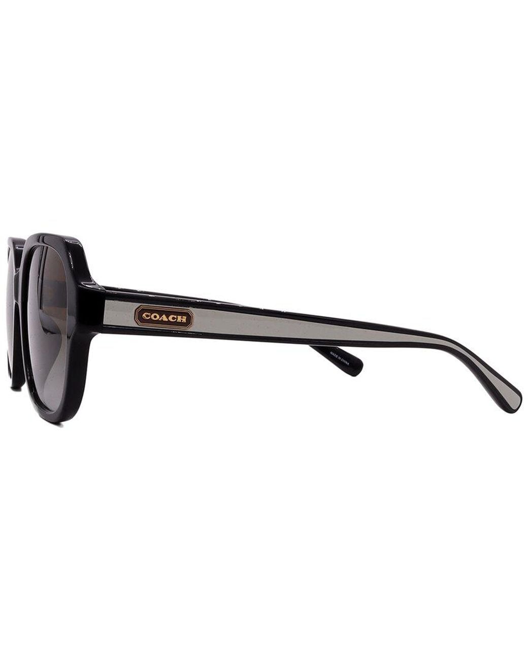 COACH Black Hc8335U 53Mm Sunglasses