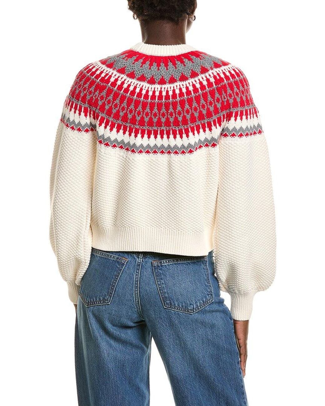 525 America Blue Knit Sweater