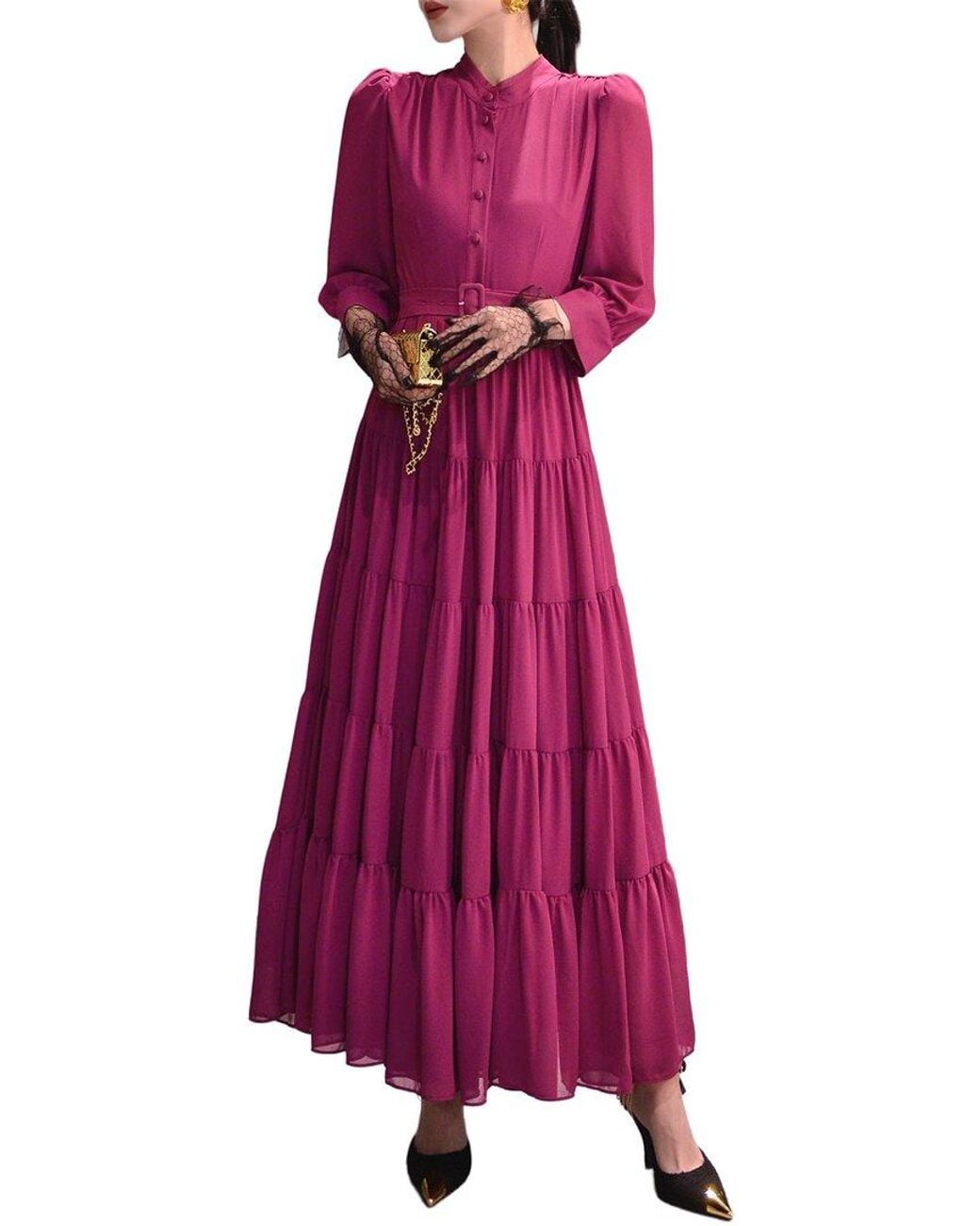 BRC By BURRYCO Purple Maxi Dress