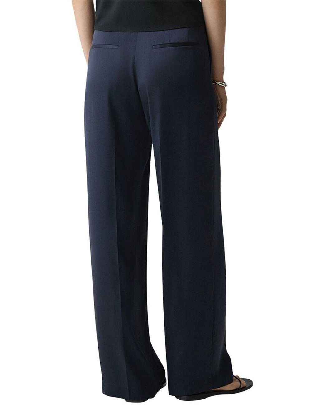 Theory Blue St Classic Pant Linen