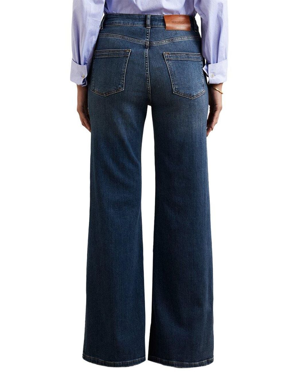 Reiss Blue Bonnie Fashion Fit Jean