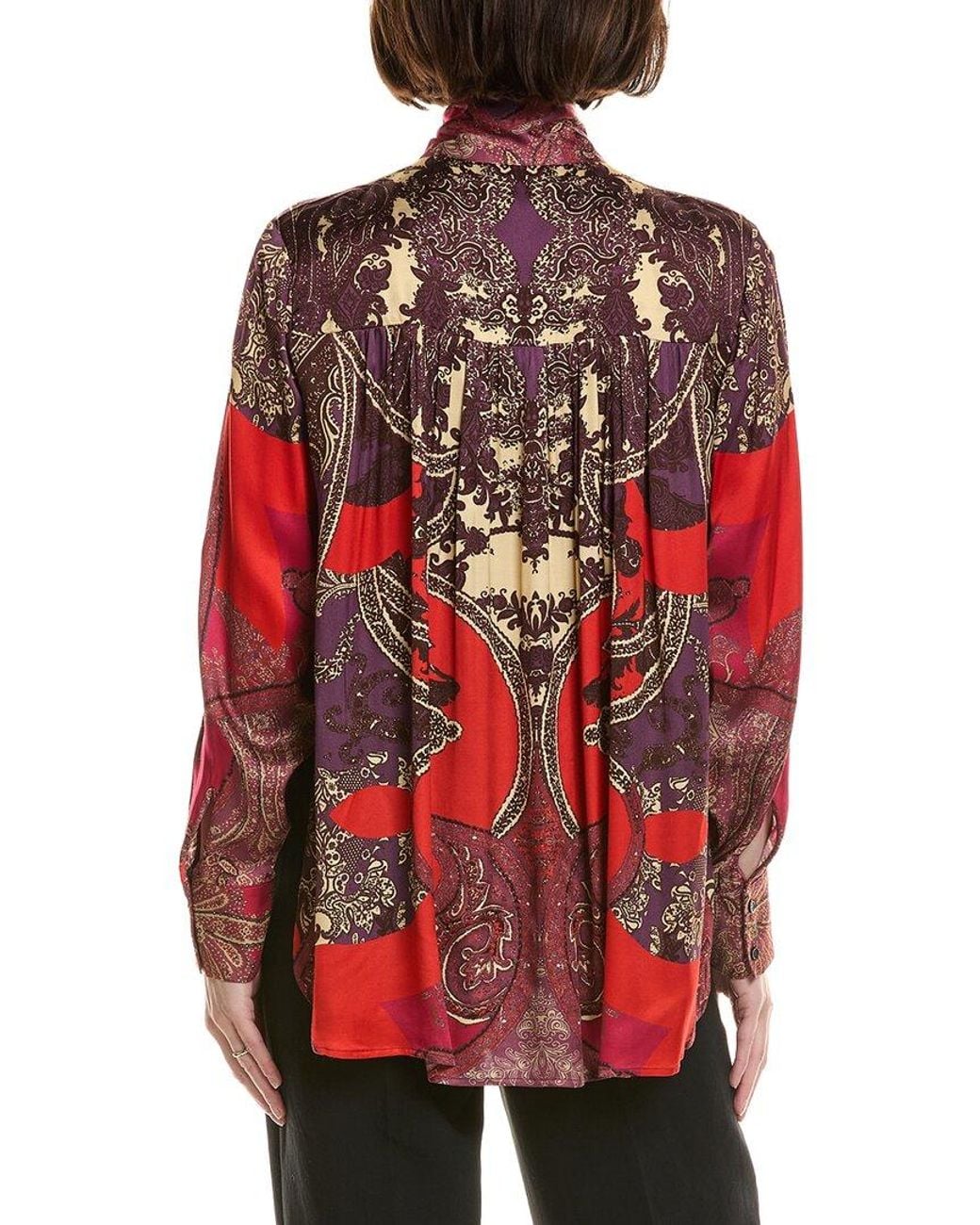 Reiss Red Jade Top