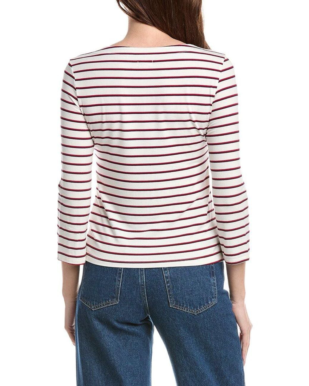 L'Agence Red 'Agence Lucille Boatneck Short