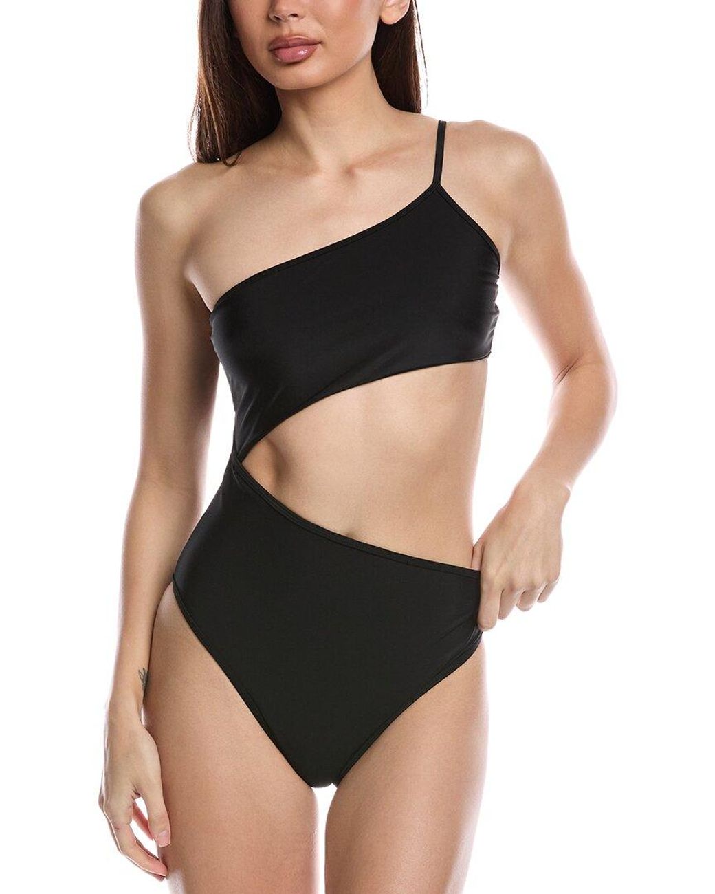 Ramy Brook Black Cassia One-Piece