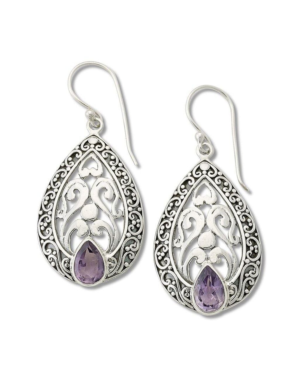 Samuel B. White 2.20 Ct. Tw. Amethyst Earrings