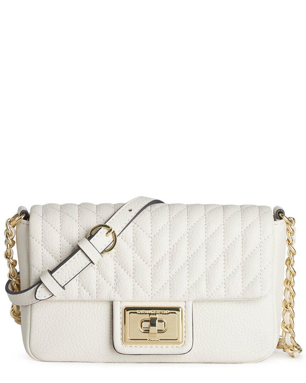 Karl Lagerfeld Agyness Leather Crossbody Lyst