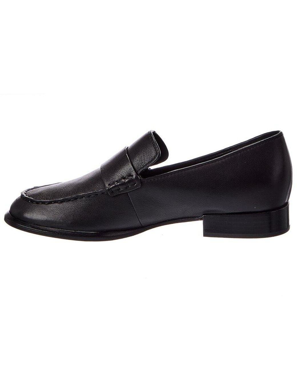 Vince Black Nelli-B Leather Loafer