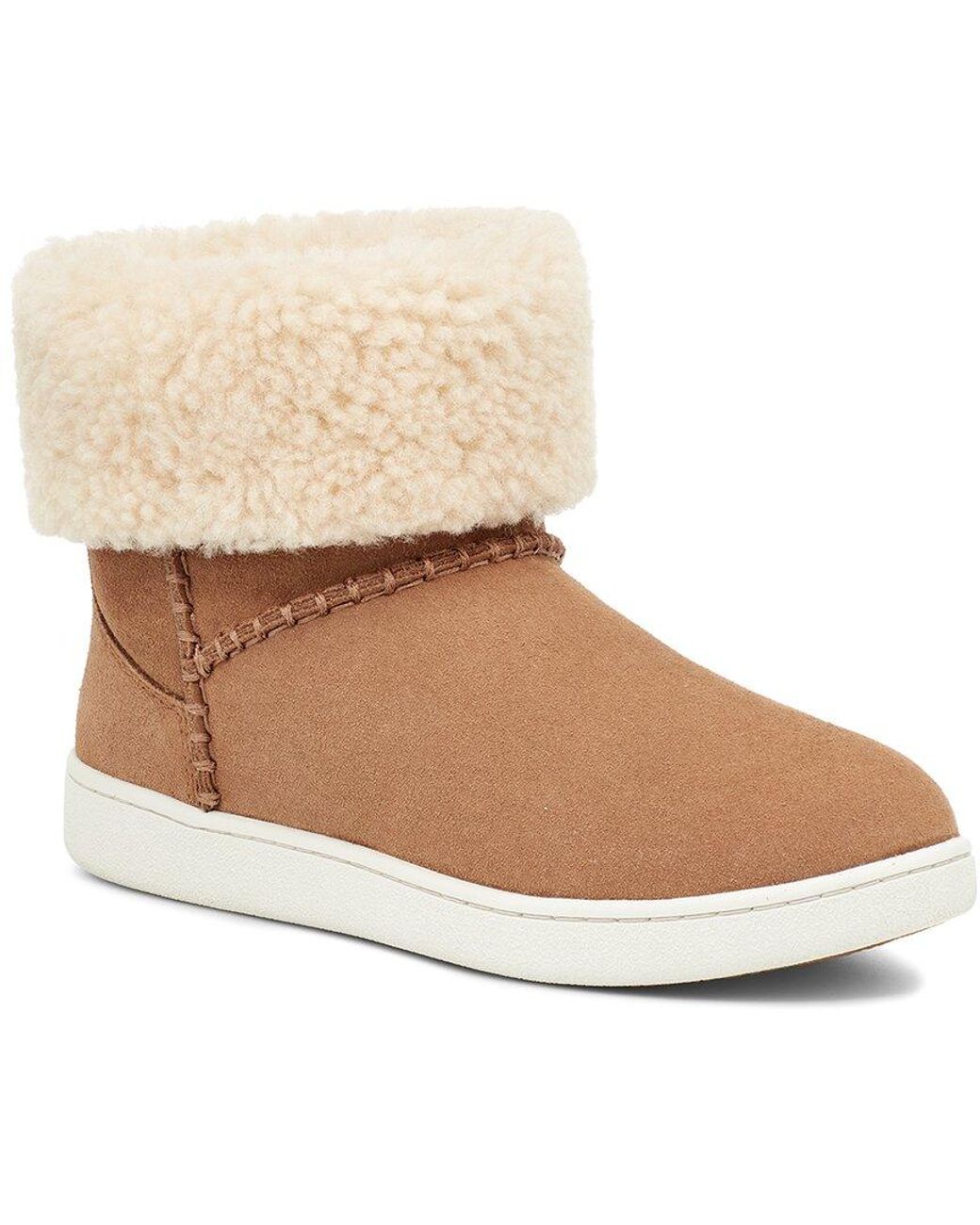 UGG Mika Classic Suede Sneaker Boot in Natural | Lyst