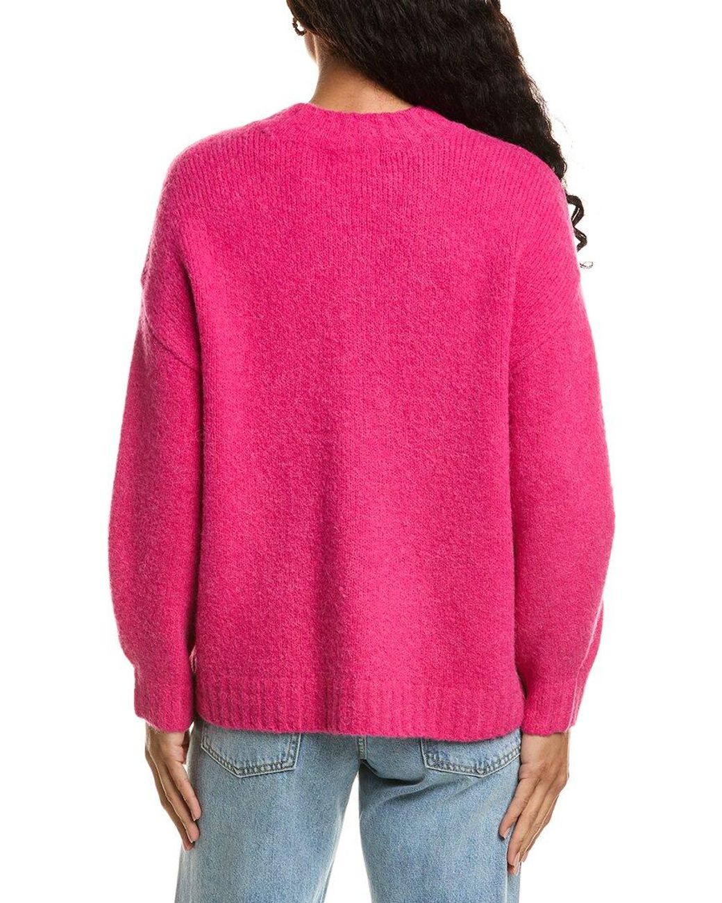 LaBiz Red Wool & Alpaca-Blend Sweater