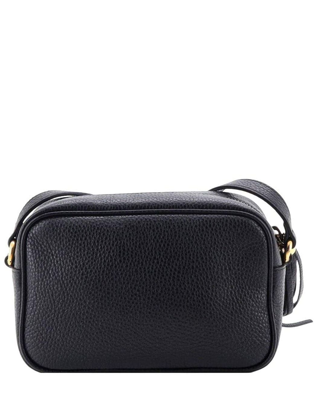 Gucci Black Leather Soho Disco Crossbody Mini (Authentic Pre-Loved)