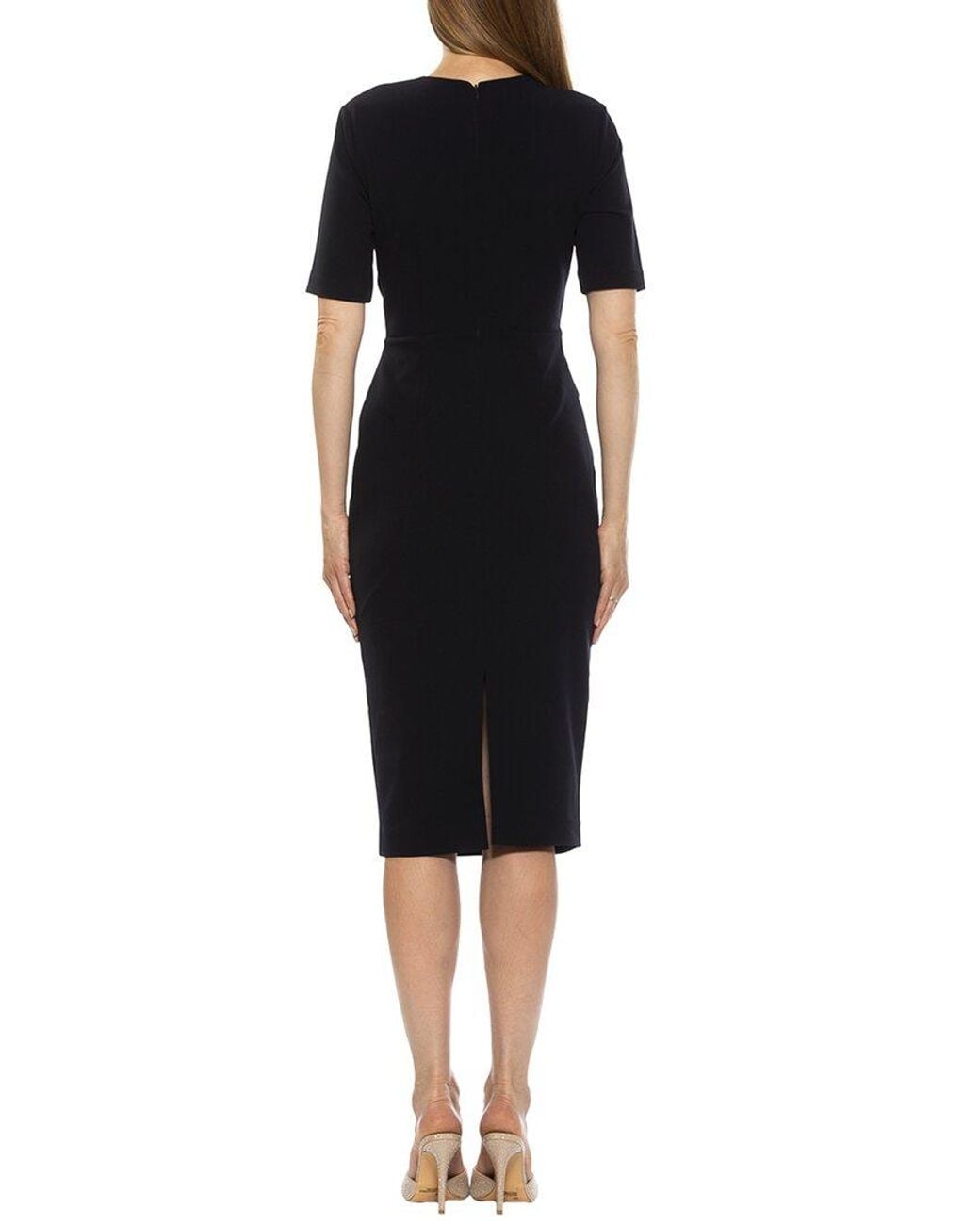 Alexia Admor Black Harper Sheath Dress