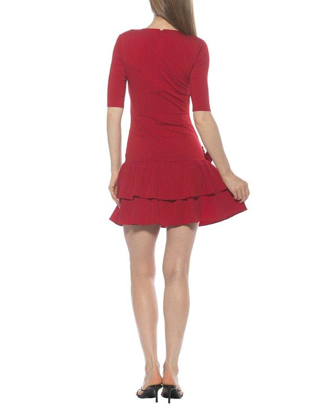 Alexia Admor Red Mars Fit & Flare Dress