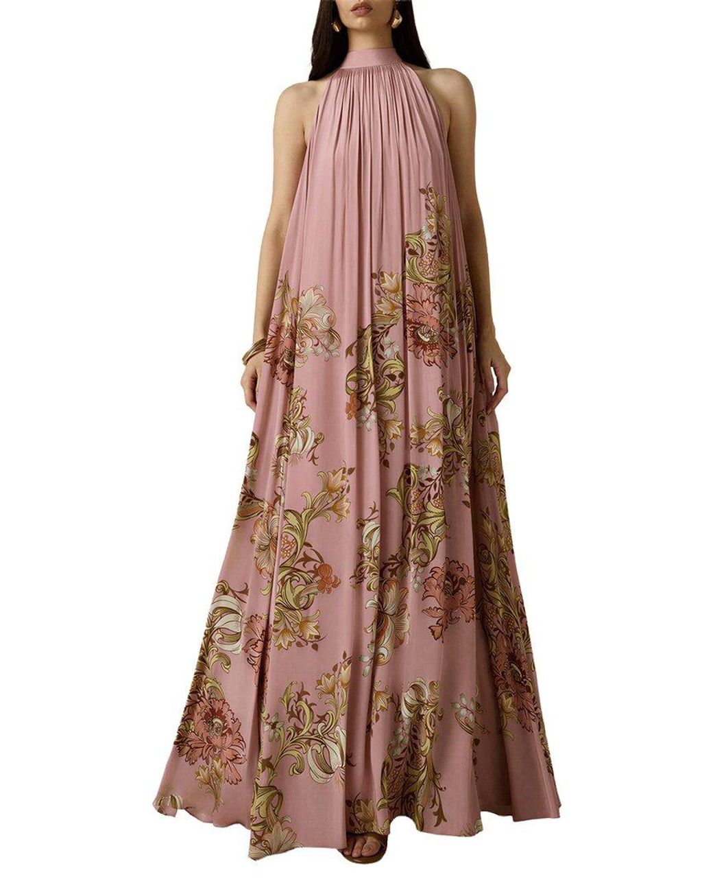 Dilireba Brown Maxi Dress