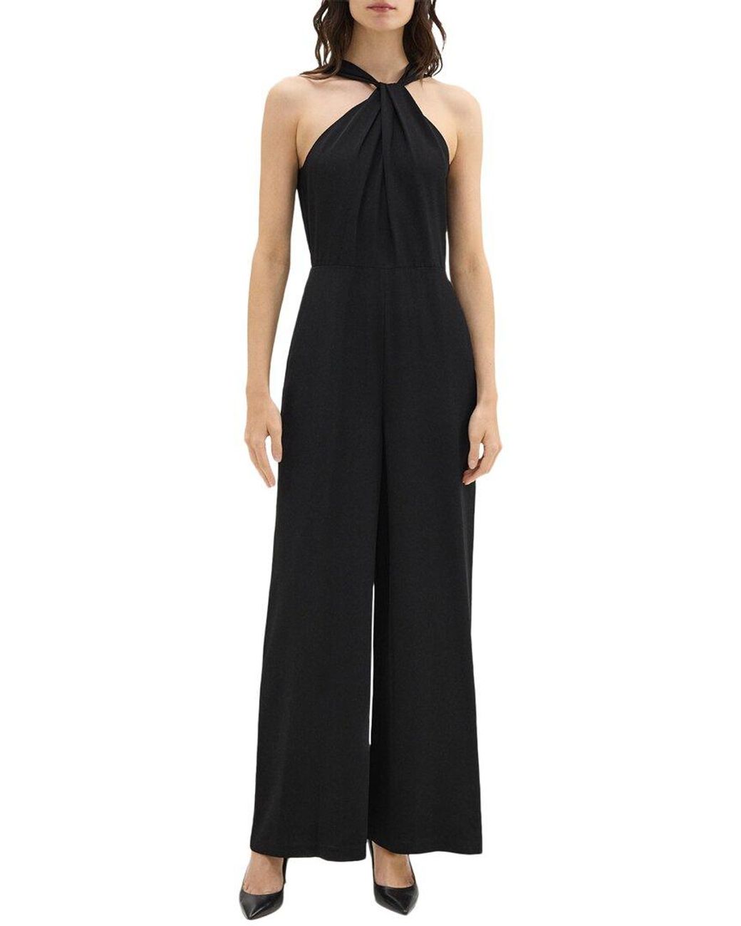 Theory Black Twist Jumpsuit
