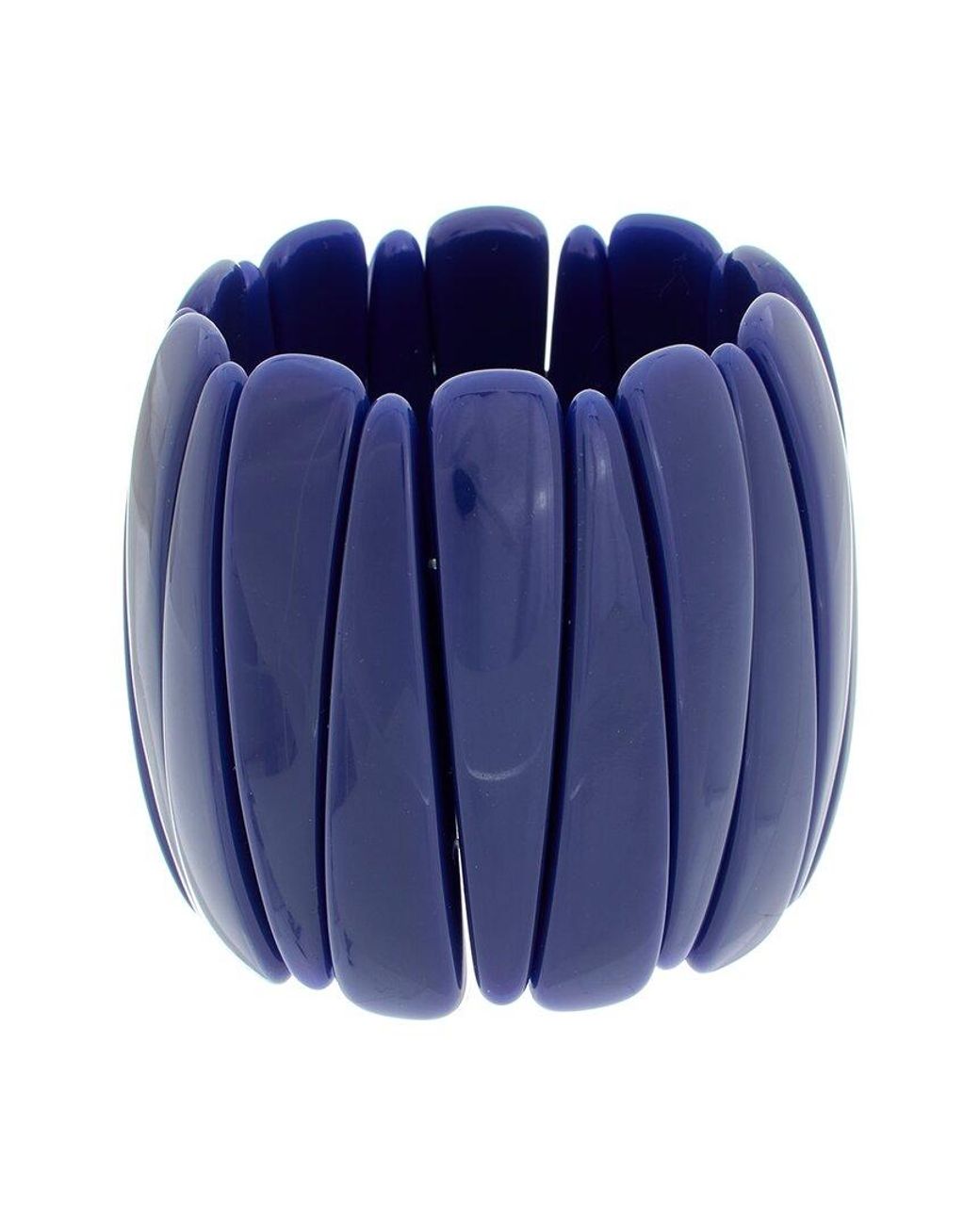 Kenneth Jay Lane Blue Stretch Bracelet