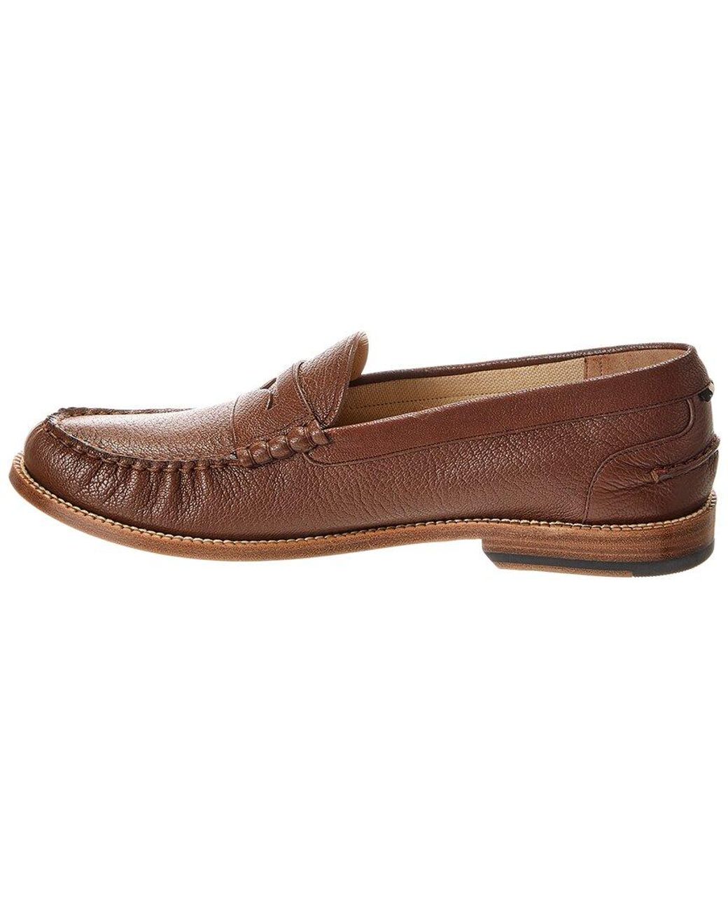 Bally Brown Ron Leather Loafer for men