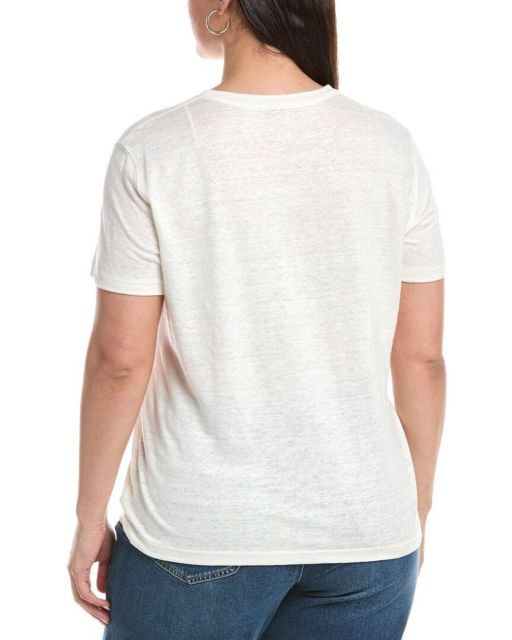 Akris White Linen Top