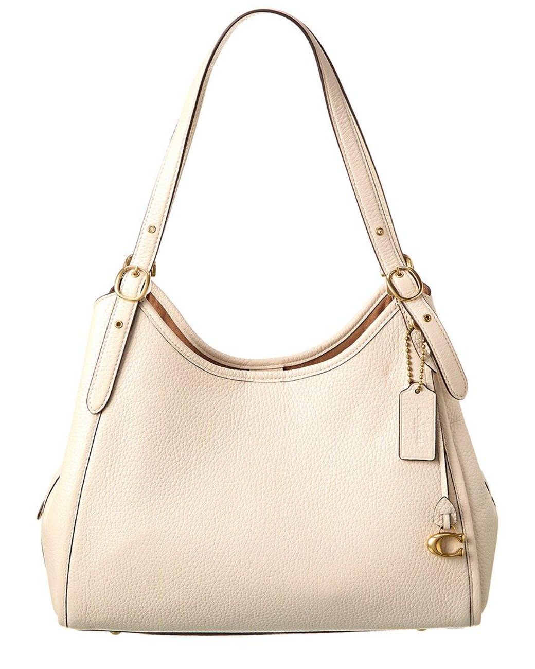 COACH Lori Leather Shoulder Bag in Natural Lyst