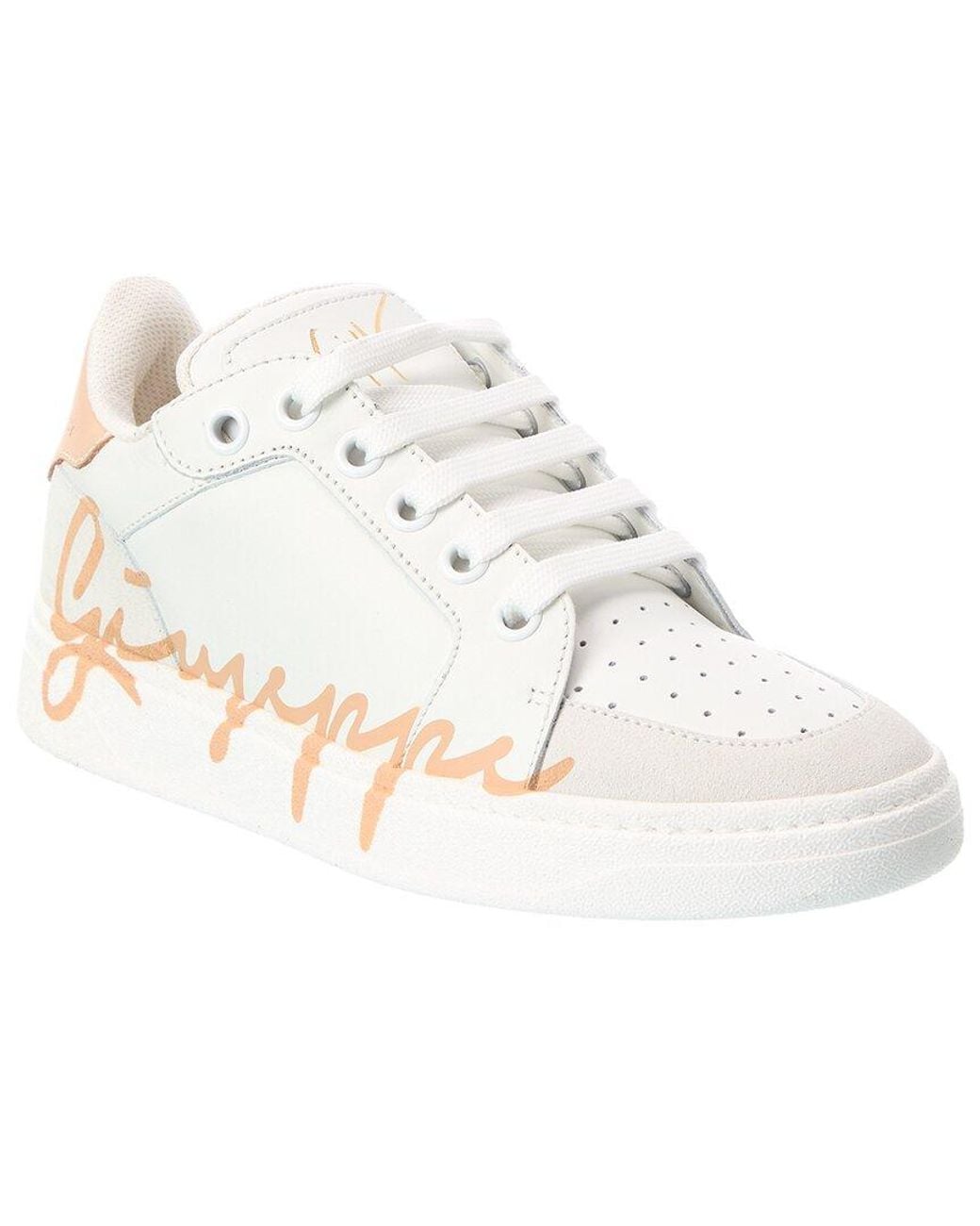 Giuseppe Zanotti White Gz/94 Leather Sneaker