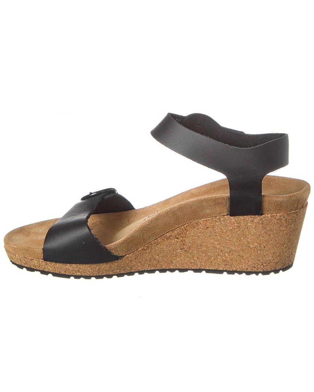 Birkenstock Soley Leather Sandal in Metallic Lyst UK