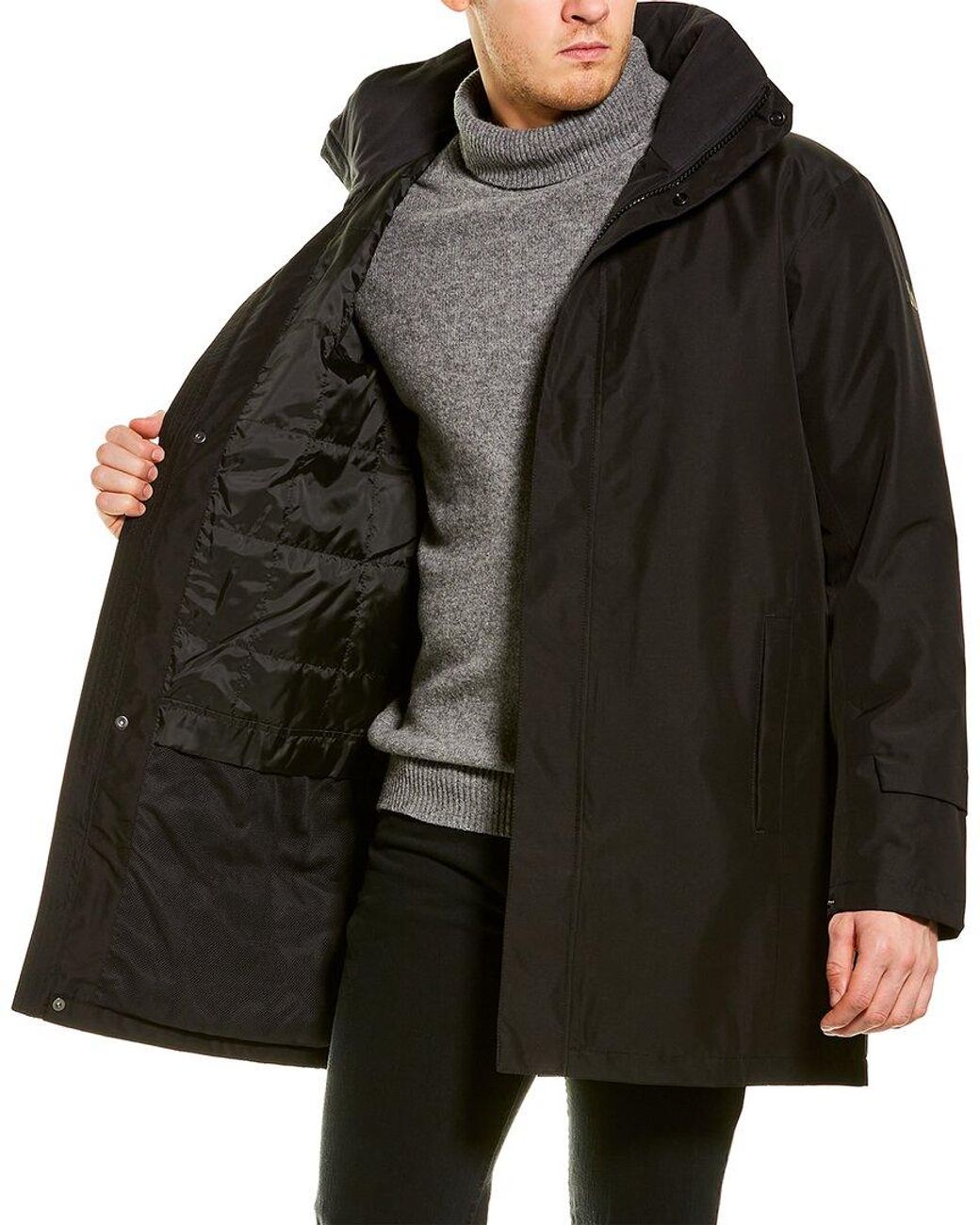Helly Hansen Dubliner Insulated Long Jacket in Black for Men | Lyst
