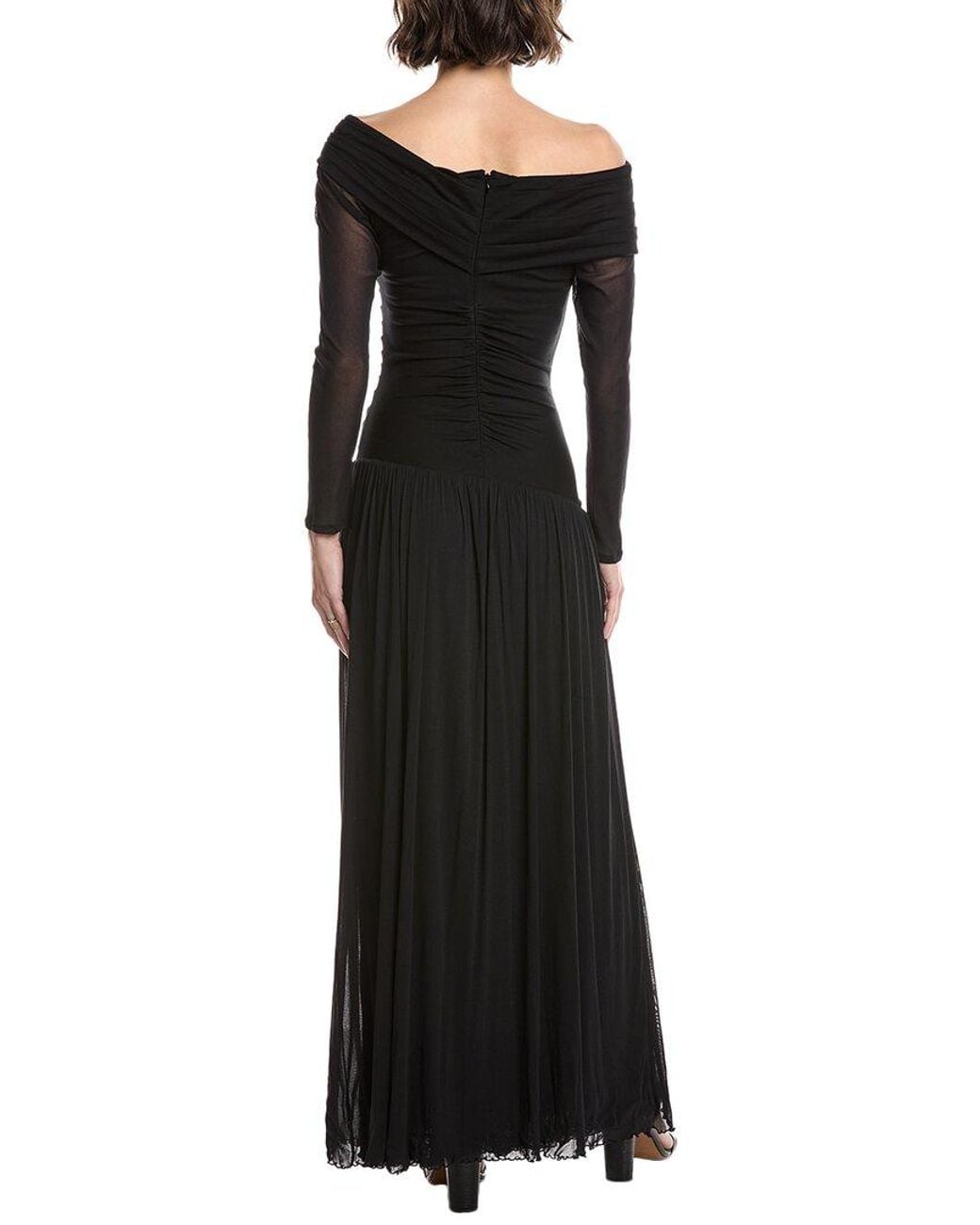 Diane von Furstenberg Black Aron Maxi Dress
