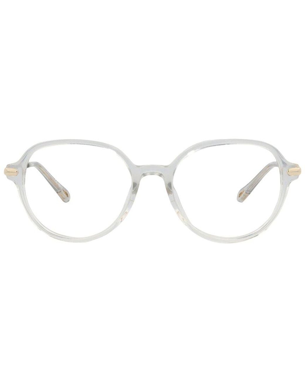 Chloé White 53Mm Optical Frames
