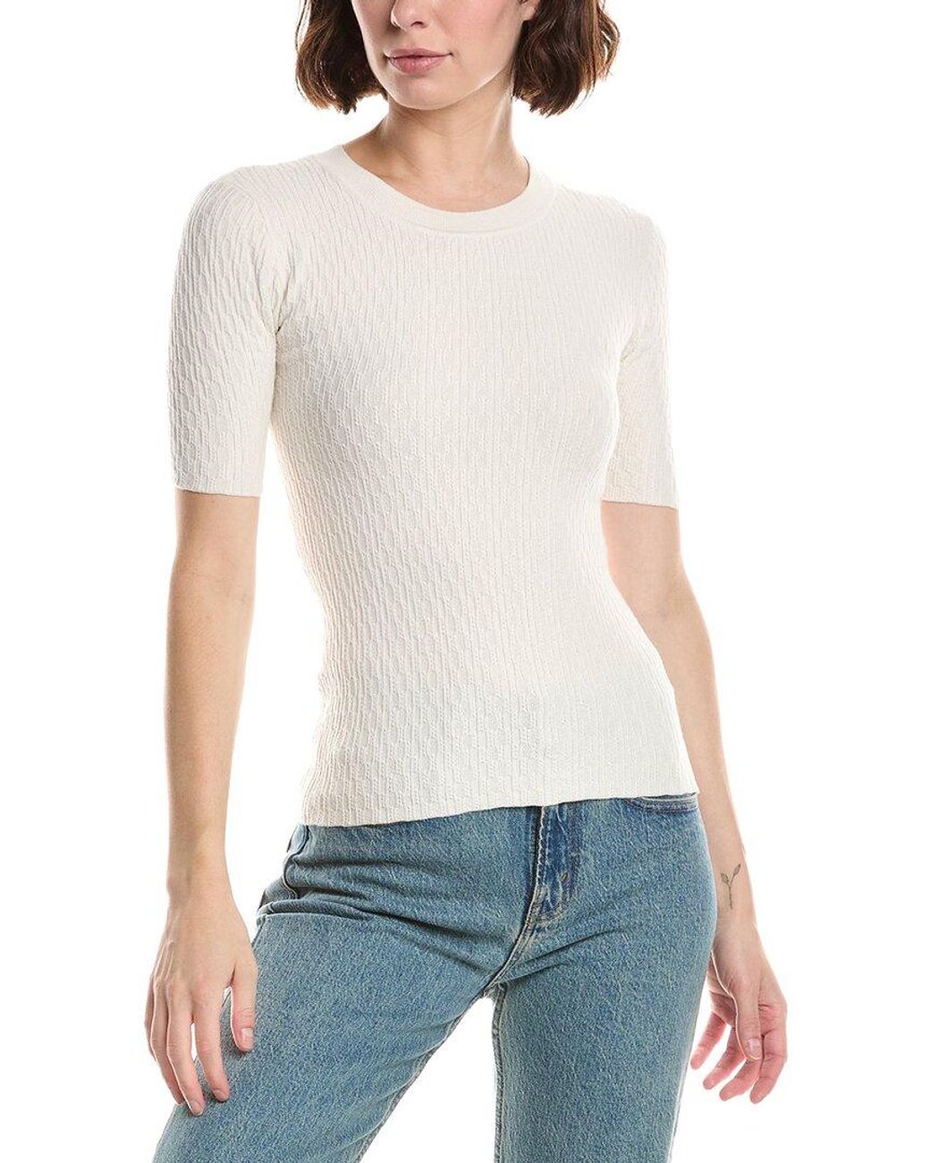 Rag & Bone White Tam Sweater