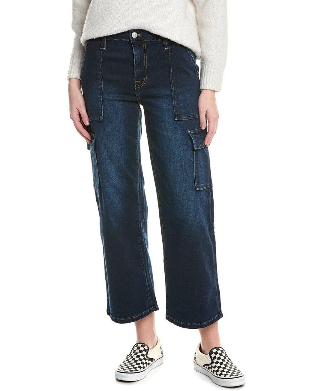 Hudson Blue Rosalie Wide Leg Cargo Jean