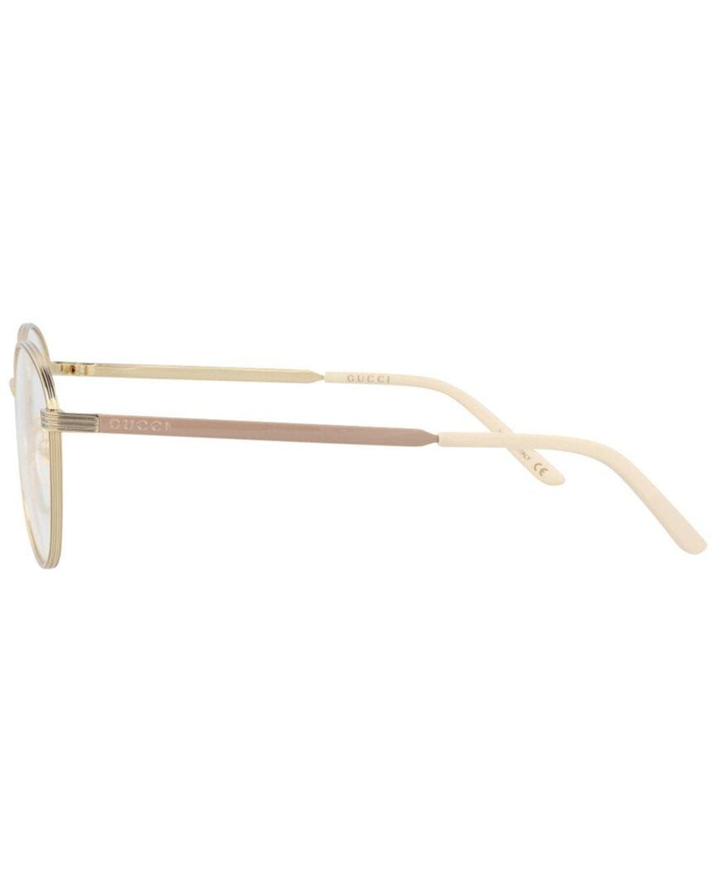 Gucci White 53Mm Optical Frames